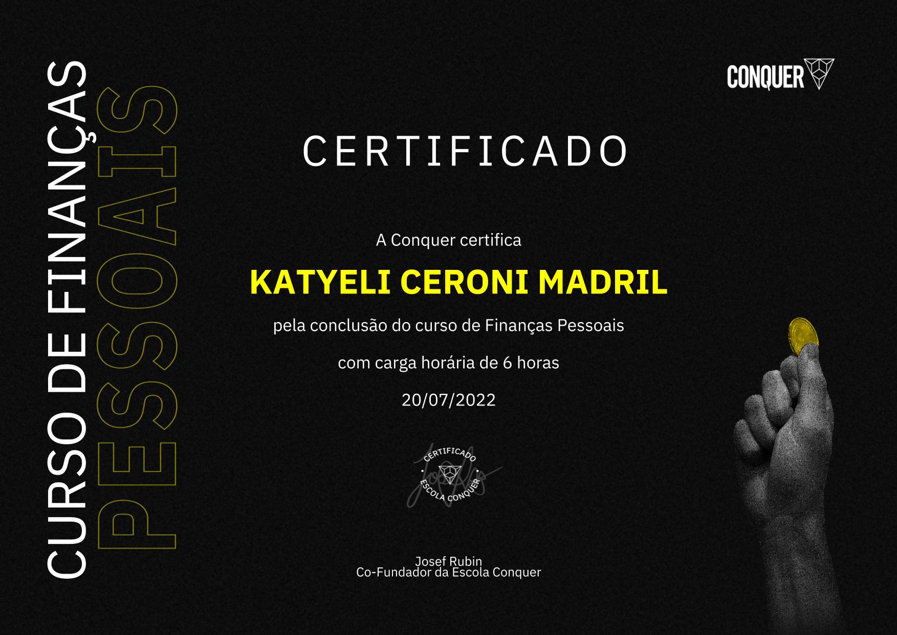 Certificado de Finanças Pessoais